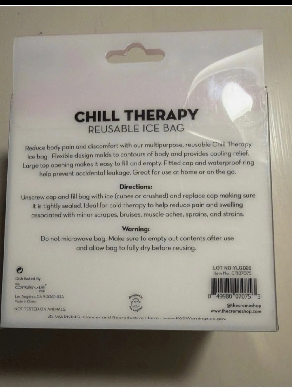 Ice Cold Pack Reusable Ice Bags Hot Water Bag Hot Cold Therapy Pain Relief